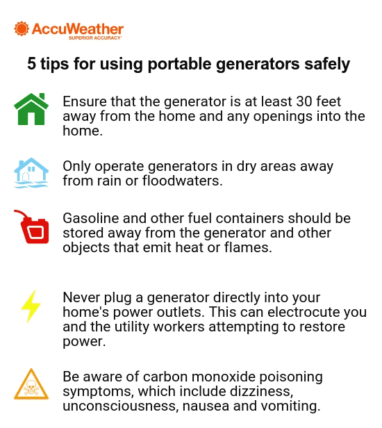 Infographic - Generator Safety Tips