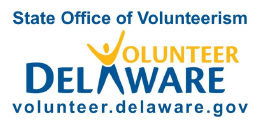 Logo Volunteer Delaware - State Office of Volunteerism